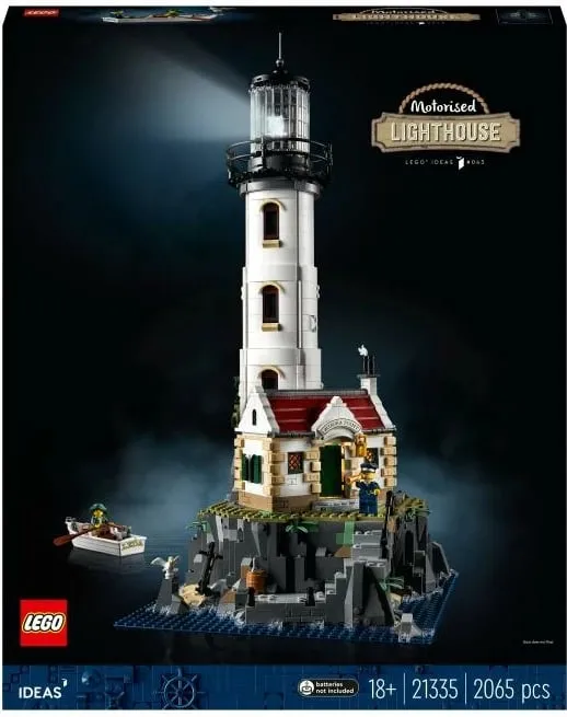 Set ndërtimi, LEGO, Ideas 21335 Motorized Lighthouse, dritë e motorizuar, 2065 pjesë, 18+ - 1