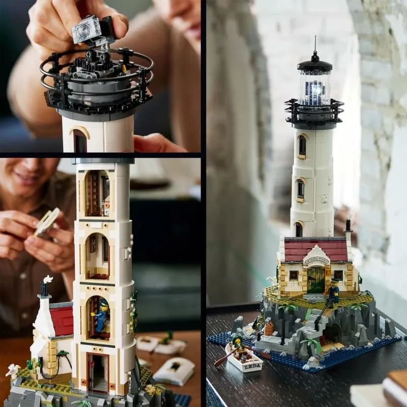 Set ndërtimi, LEGO, Ideas 21335 Motorized Lighthouse, dritë e motorizuar, 2065 pjesë, 18+ - 5