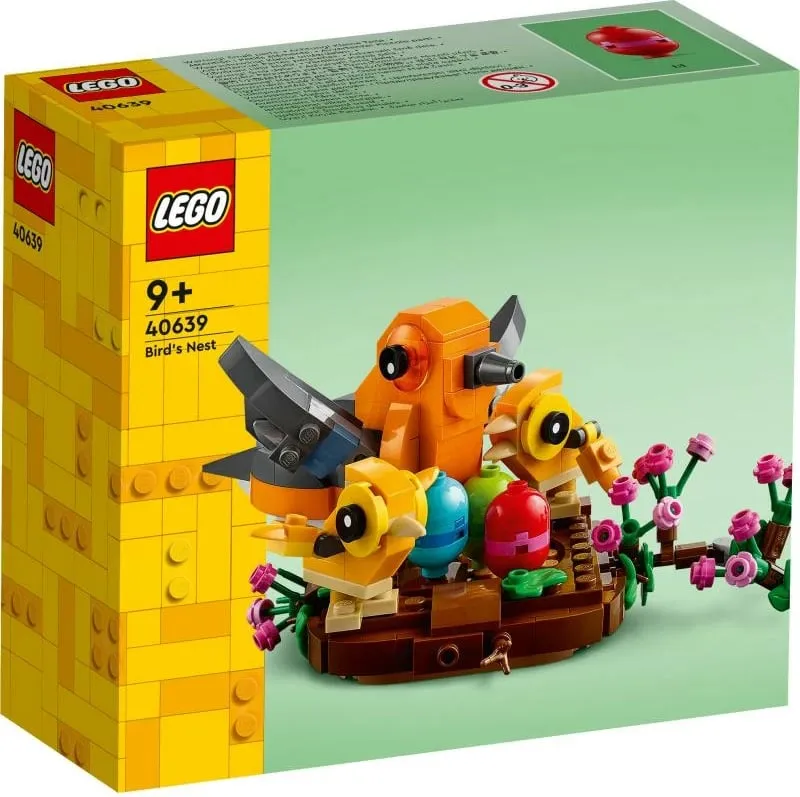 Set ndërtimi LEGO, LEGO, 40639 Bird's Nest, 9+ vjeç, multingjyrësh - 4