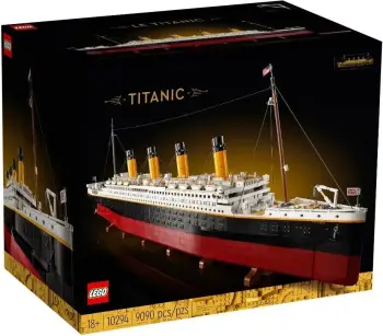 Set LEGO Icons Titanic 10294, model koleksionues, 9090 pjesë, shumëngjyrësh