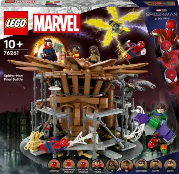 Set ndërtimi LEGO Marvel Spider-Man Final Battle 76261, 900 pjesë, mbi 10 vjeç, shumëngjyrësh