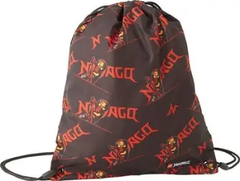 Çantë sportive Lego Ninjago Gymsack 10034-2302, 11L, 32x41cm, shumëngjyrëshe