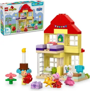 Lodra LEGO DUPLO Peppa Pig Birthday House, 59 pjesë
