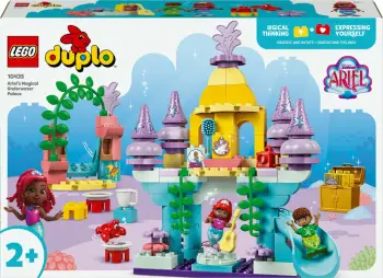 Set ndërtimi LEGO DUPLO Disney 10435 Arielles magischer Unterwasserpalast, shumëngjyrësh