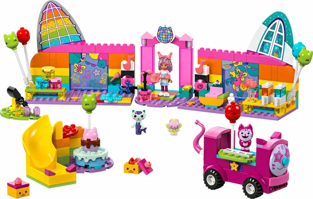 Set ndërtimi LEGO Gabby's Party Room, 252 pjesë, shumëngjyrësh - 2