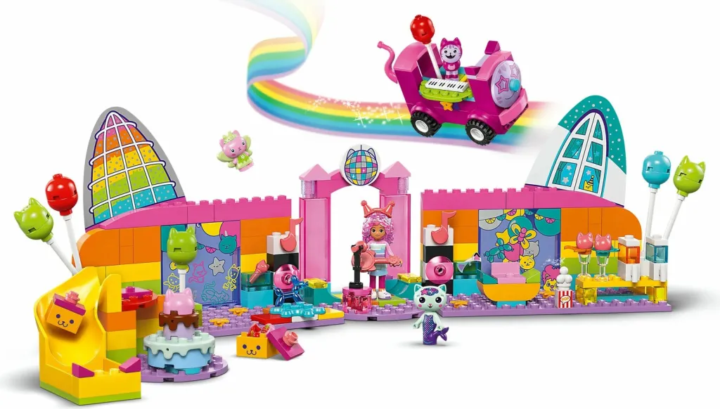 Set ndërtimi LEGO Gabby's Party Room, 252 pjesë, shumëngjyrësh - 5