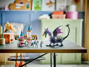 Set LEGO Disney Princess Maleficent Dragon 43240, 583 pjesë, për fëmijë 7+, shumëngjyrësh