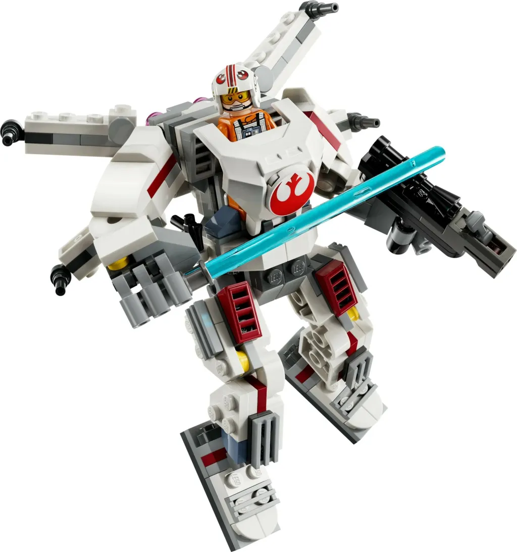 Set LEGO Luke Skywalker X Wing Mech, lodër ndërtuese, për Star Wars - 3