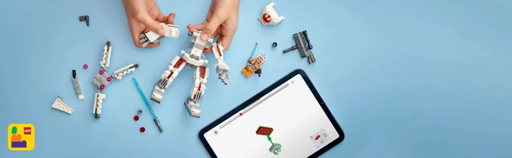 Set LEGO Luke Skywalker X Wing Mech, lodër ndërtuese, për Star Wars - 8
