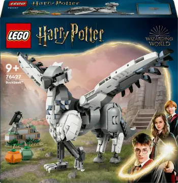 Set LEGO Harry Potter Buckbeak, figurë hipogrif, dekorative, shumëngjyrëshe
