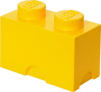 Kontejner lodrash kockë e madhe LEGO, e verdhë