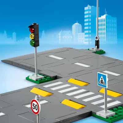 Set LEGO 60304 City - Road Plates - 6