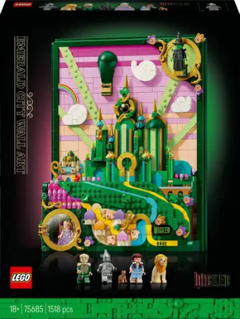 Dekor muri Emerald City, set montues, motiv Wicked, jeshile