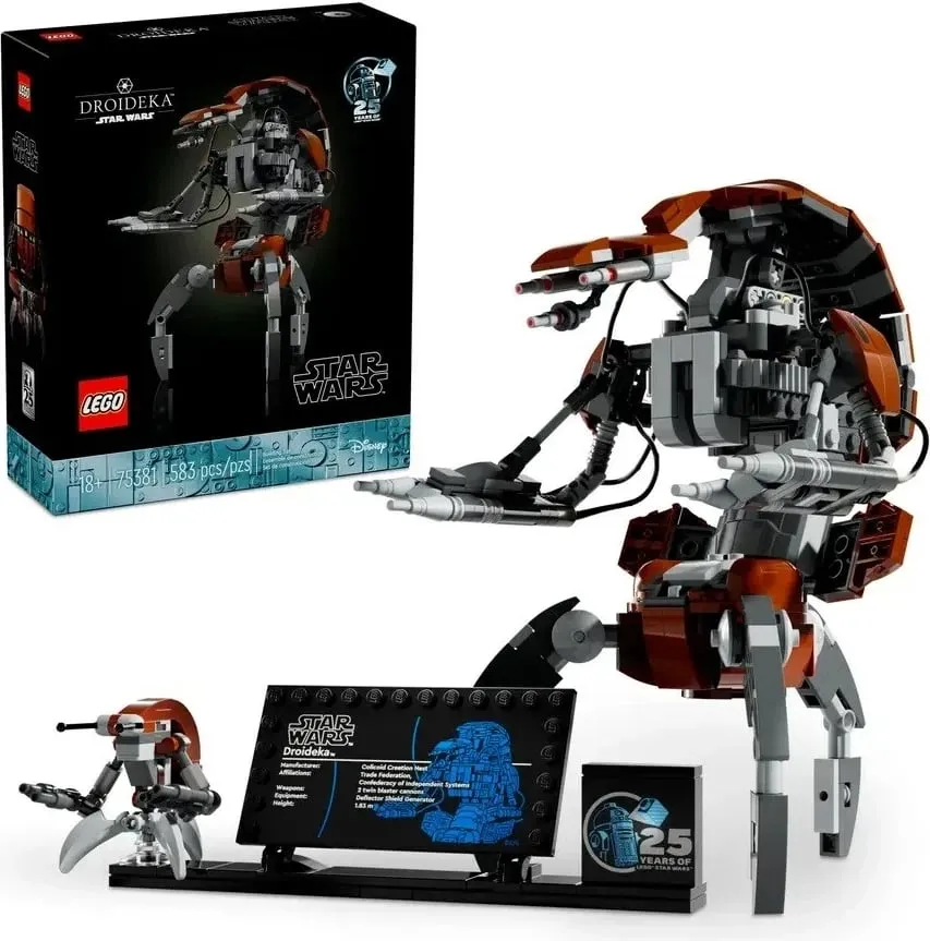Set LEGO Star Wars Droideka 75381, model koleksionues, 583 pjesë, multingjyrësh - 1
