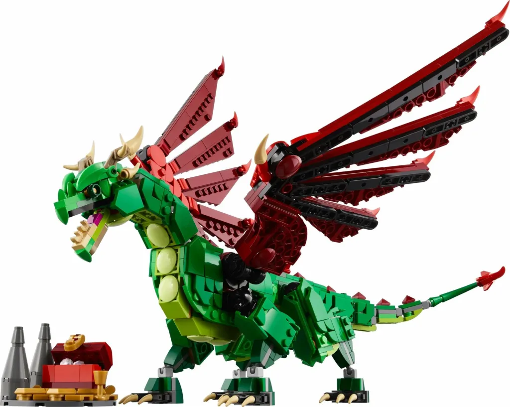 Set ndërtimi LEGO Creator Green Dragon 31161, shumëngjyrësh - 2