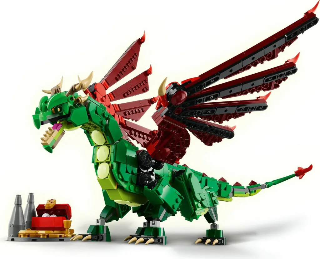 Set ndërtimi LEGO Creator Green Dragon 31161, shumëngjyrësh - 4