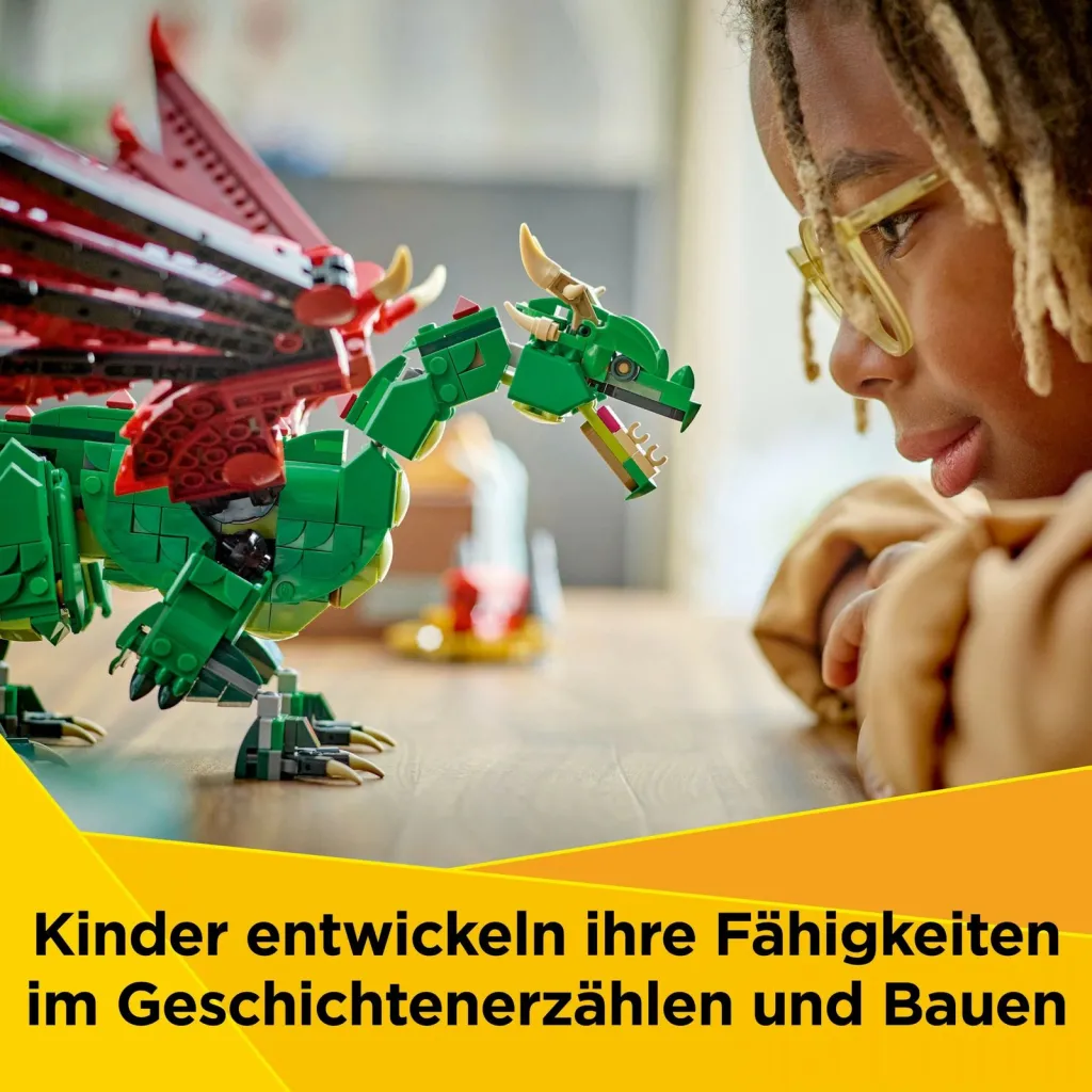 Set ndërtimi LEGO Creator Green Dragon 31161, shumëngjyrësh - 10