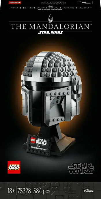 Set LEGO Star Wars, helmetë Mandalorian, 584 pjesë