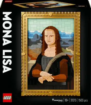 Set ndërtimi LEGO Mona Lisa, 31213, 1503 pjesë, shumëngjyrësh