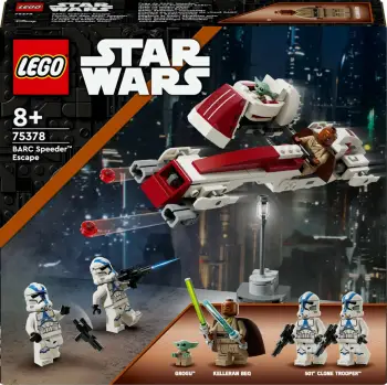Set LEGO Star Wars Escape on a BARC Speeder 75378, 221 pjesë, për fëmijë 8+