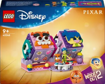 Set LEGO Disney Inside Out 2 Emotion Cubes 43248, kube emocionesh, lojë ndërtimi, shumëngjyrëshe