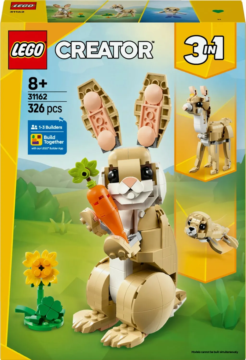 Set ndërtimi LEGO Creator Häschen 31162, shumëngjyrësh - 1