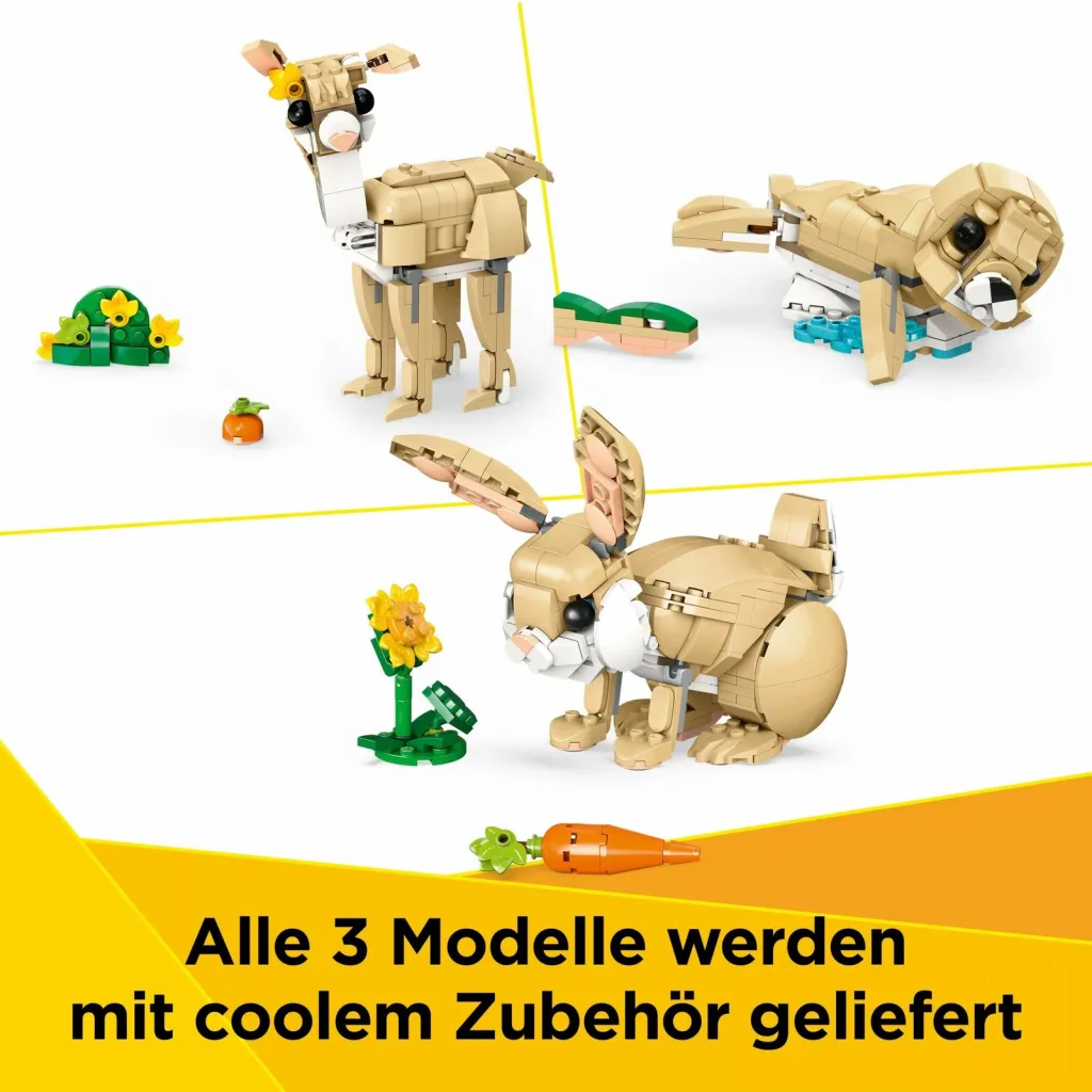 Set ndërtimi LEGO Creator Häschen 31162, shumëngjyrësh - 13