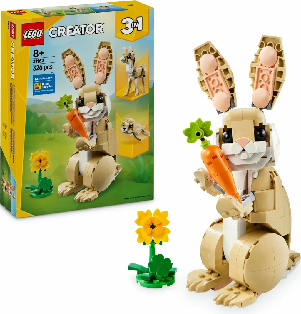 Set ndërtimi LEGO Creator Häschen 31162, shumëngjyrësh - 3