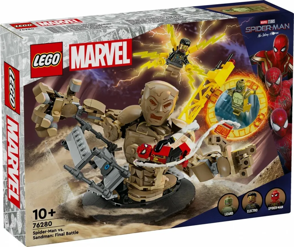 Set Lego Marvel 76280 Spider-Man vs Sandman Final Battle - 1