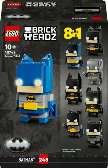 Set ndërtimi LEGO 40748, Batman 8in1, 325 pjesë, shumëngjyrësh