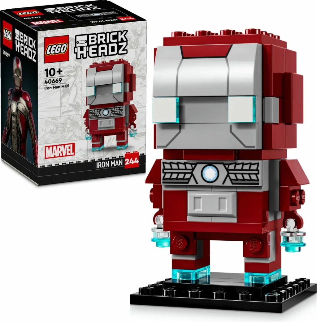 Set ndërtimi LEGO BrickHeadz Iron Man MK5, 101 pjesë, shumëngjyrësh - 8