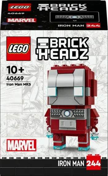 Set ndërtimi LEGO BrickHeadz Iron Man MK5, 101 pjesë, shumëngjyrësh