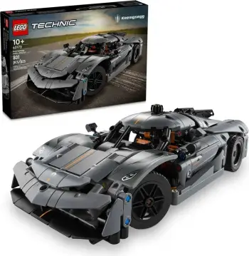 Set LEGO Technic 42173 Koenigsegg Jesko Absolute Grey Hypercar