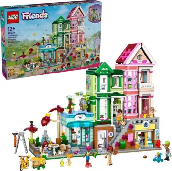 Set LEGO Friends 42670, Apartamente dhe Dyqane në Heartlake City
