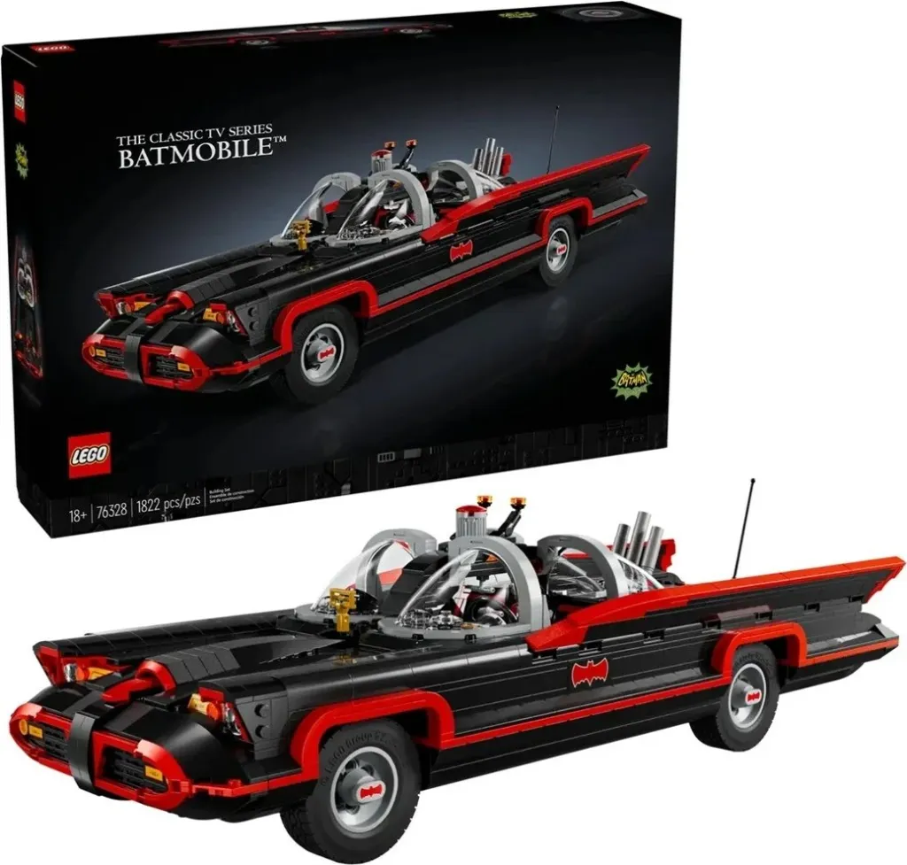 Set LEGO Batman 76328 Batmobile nga Seriali Klasik TV - 1