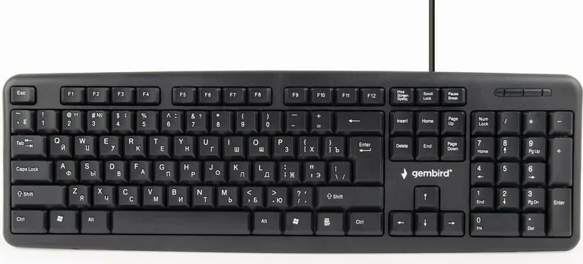 Tastierë standarde, USB, 104 taste, e zezë - 4