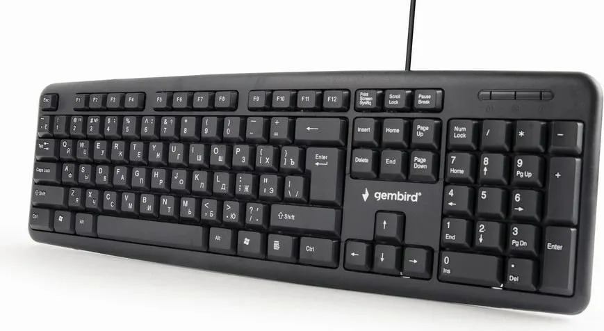 Tastierë standarde, USB, 104 taste, e zezë - 5