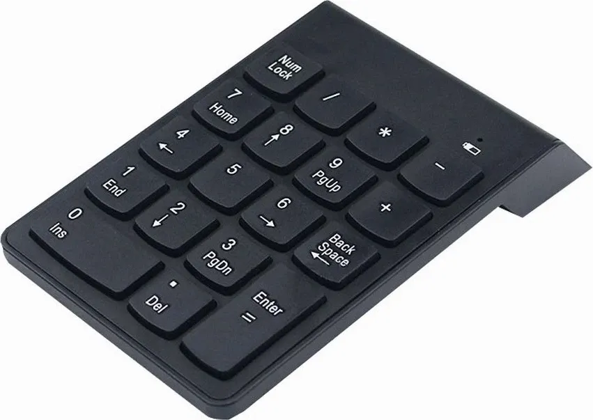 Tastierë Numerike Gembird KPD-W-02 Wireless, e zezë - 7