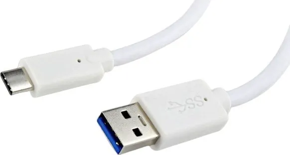 Gembird USB-A kabllo USB - 1 m e bardhë (CCP-USB3-AMCM-1M-W) - 1