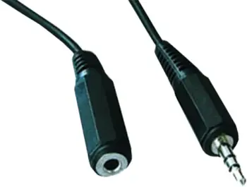 Kabllo zgjatëse audio Gembird CABLEXPERT, Jack 3.5mm, M/F, 3m, e zezë