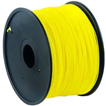 Fibra plastike Gembird për printime 3D, ABS, 1,75mm, 1kg, të verdhë