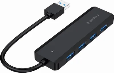 USB Hub Gembird UHB-U3P4P-02, 4 porta, USB 3.2, i zi - 2