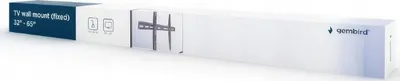 Mbajtëse muri për TV Gembird, 32-65", VESA 600x400, e zezë - 4