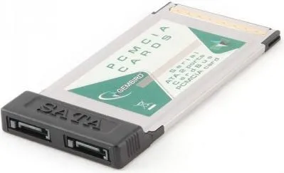 Kontrollues Gembird PCMCIA, 2x SATA - 1