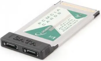 Kontrollues Gembird PCMCIA, 2x SATA