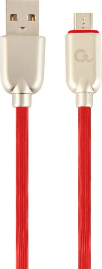 Kabllo Gembird USB-A - microUSB, 2m, e kuqe