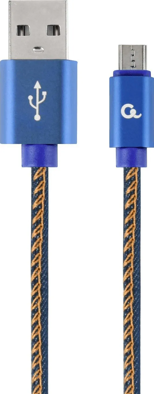 Kabllo Gembird USB-A - microUSB, 2m, e kaltër - 1