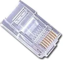 Kokë për kabllo Gembird RJ45 8P8C, UTP, Cat. 5e, 100 copë - 1