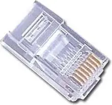 Kokë për kabllo Gembird RJ45 8P8C, UTP, Cat. 5e, 100 copë