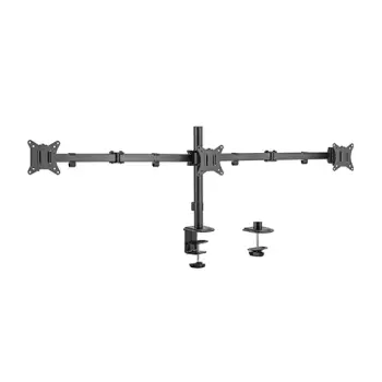 Mbajtëse tavoline për monitor Gembird MA-D3-01, 17"-27", 7 kg, e zezë